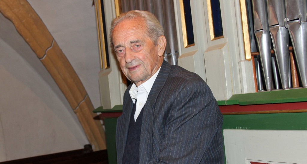 Miha Lubas (90) ist seit 75 Jahren Organist in Rinkenberg und in der Wallfahrtskirche Heiligengrab